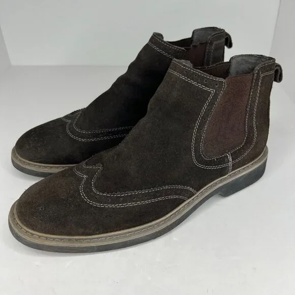 Perry Ellis | Shoes | Perry Ellis Mens Brown Ankle Suede  display picture 1